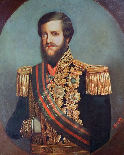 Pedro II, Emperor of Brazil by Luis de Miranda Pereira Visconde de Menezes